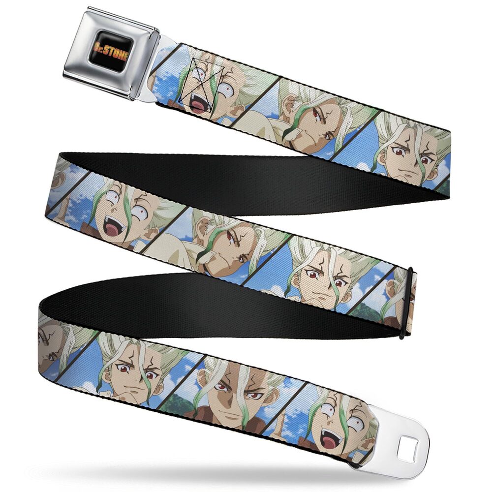 1545 Crunchyroll Belt, Seatbelt Buckle Belt, Dr Stone Senku Ishigami